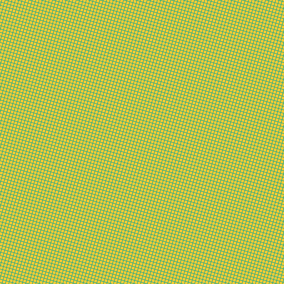 74/164 degree angle diagonal checkered chequered lines, 2 pixel lines width, 9 pixel square size, Jungle Green and Sunglow plaid checkered seamless tileable