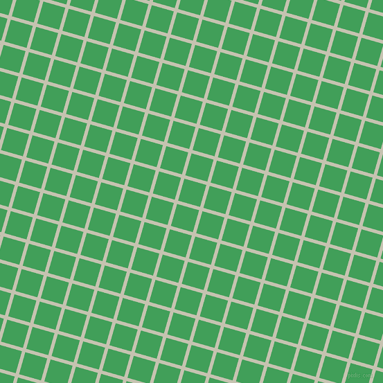 74/164 degree angle diagonal checkered chequered lines, 5 pixel lines width, 33 pixel square size, Kangaroo and Chateau Green plaid checkered seamless tileable