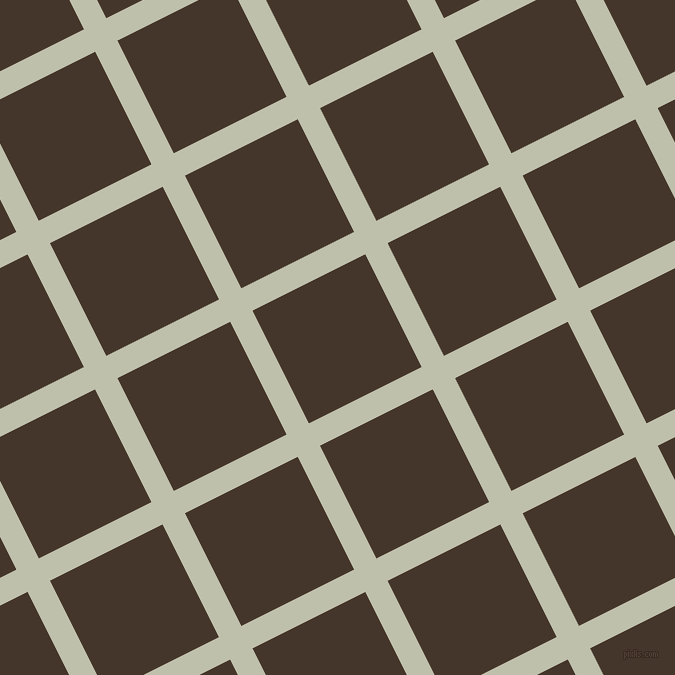 27/117 degree angle diagonal checkered chequered lines, 25 pixel line width, 126 pixel square size, Kidnapper and Dark Rum plaid checkered seamless tileable
