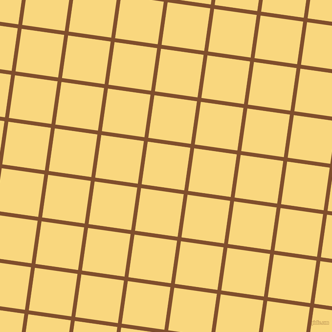 82/172 degree angle diagonal checkered chequered lines, 8 pixel lines width, 88 pixel square size, Korma and Golden Glow plaid checkered seamless tileable