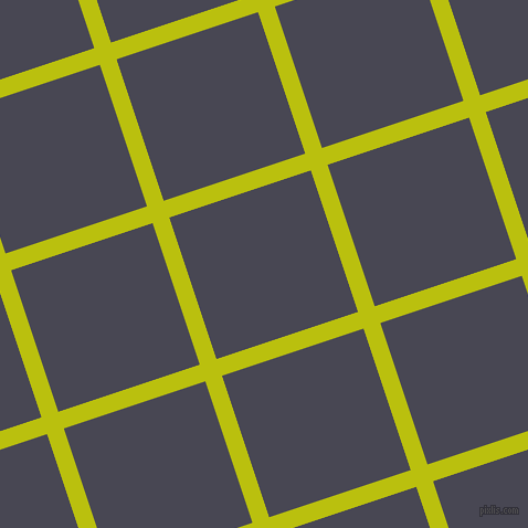 18/108 degree angle diagonal checkered chequered lines, 16 pixel line width, 135 pixel square size, La Rioja and Gun Powder plaid checkered seamless tileable