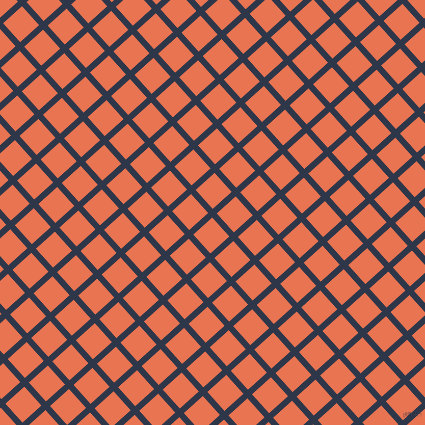 42/132 degree angle diagonal checkered chequered lines, 12 pixel lines width, 50 pixel square size, Licorice and Burnt Sienna plaid checkered seamless tileable