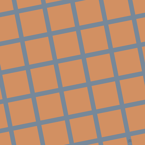11/101 degree angle diagonal checkered chequered lines, 15 pixel line width, 79 pixel square size, Light Slate Grey and Whiskey plaid checkered seamless tileable