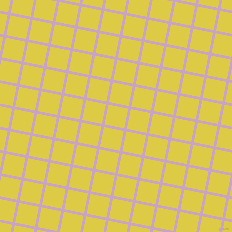 79/169 degree angle diagonal checkered chequered lines, 9 pixel line width, 69 pixel square size, Lilac and Confetti plaid checkered seamless tileable