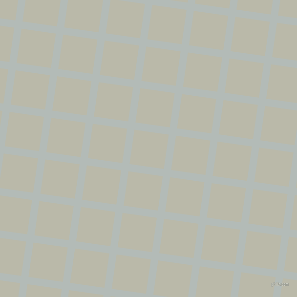 82/172 degree angle diagonal checkered chequered lines, 15 pixel line width, 71 pixel square size, Loblolly and Mist Grey plaid checkered seamless tileable