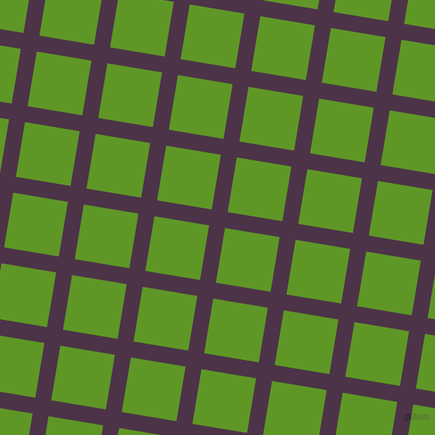81/171 degree angle diagonal checkered chequered lines, 23 pixel lines width, 79 pixel square size, Loulou and Limeade plaid checkered seamless tileable