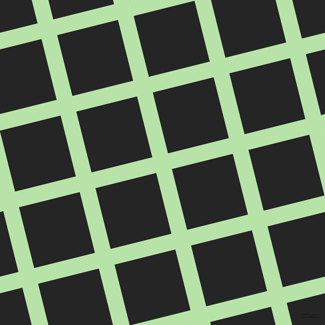 14/104 degree angle diagonal checkered chequered lines, 32 pixel line width, 124 pixel square size, Madang and Nero plaid checkered seamless tileable