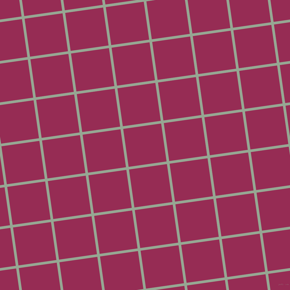 8/98 degree angle diagonal checkered chequered lines, 9 pixel line width, 129 pixel square size, Mantle and Lipstick plaid checkered seamless tileable