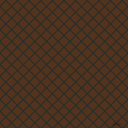 45/135 degree angle diagonal checkered chequered lines, 4 pixel lines width, 23 pixel square size, Marshland and Brown Bramble plaid checkered seamless tileable