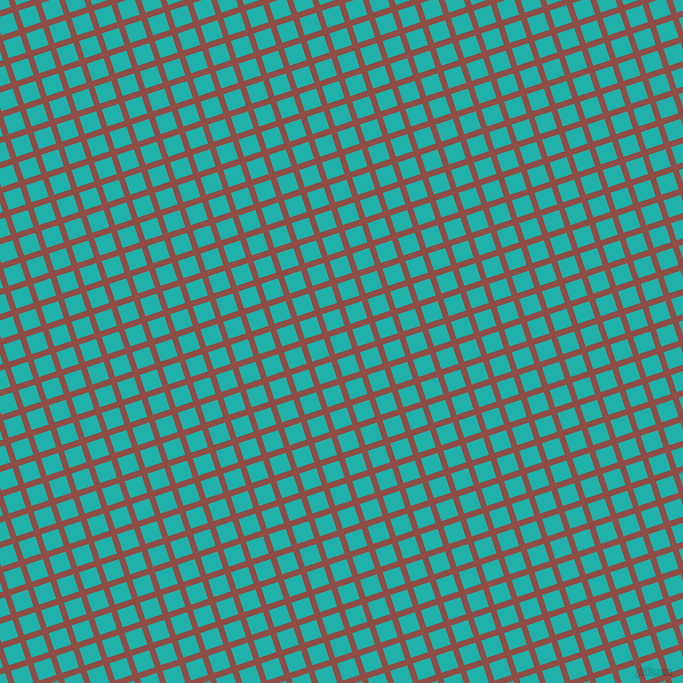 18/108 degree angle diagonal checkered chequered lines, 6 pixel lines width, 18 pixel square size, Matrix and Light Sea Green plaid checkered seamless tileable