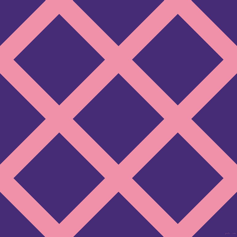 45/135 degree angle diagonal checkered chequered lines, 62 pixel lines width, 210 pixel square size, Mauvelous and Windsor plaid checkered seamless tileable