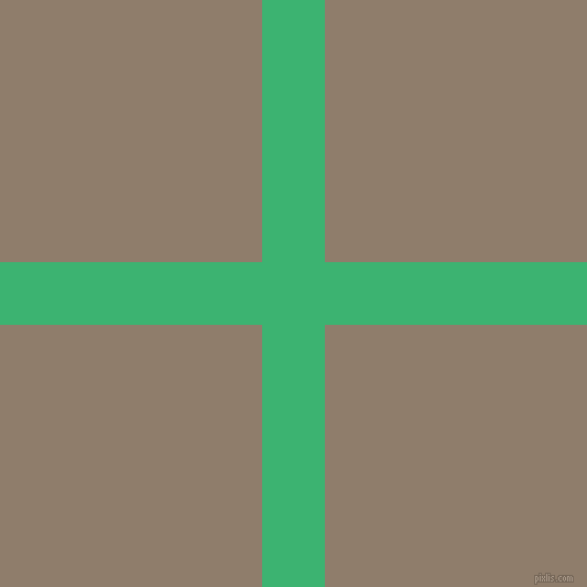 checkered chequered horizontal vertical lines, 57 pixel lines width, 476 pixel square size, Medium Sea Green and Squirrel plaid checkered seamless tileable