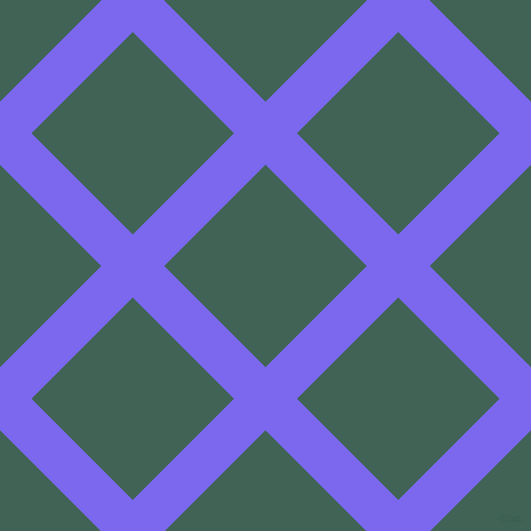 45/135 degree angle diagonal checkered chequered lines, 65 pixel lines width, 209 pixel square size, Medium Slate Blue and Stromboli plaid checkered seamless tileable