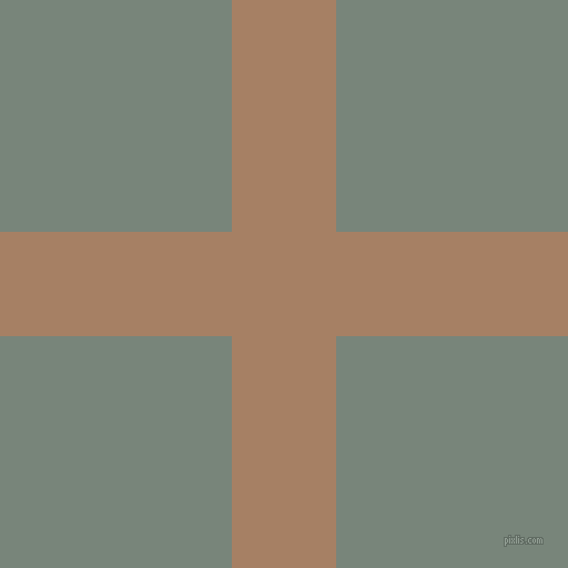 checkered chequered horizontal vertical lines, 94 pixel line width, 418 pixel square size, Medium Wood and Blue Smoke plaid checkered seamless tileable