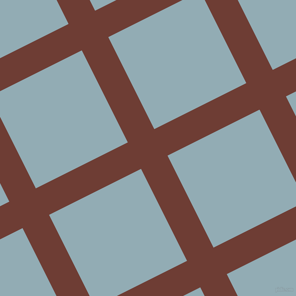 27/117 degree angle diagonal checkered chequered lines, 59 pixel lines width, 205 pixel square size, Metallic Copper and Botticelli plaid checkered seamless tileable