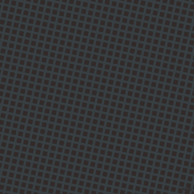 77/167 degree angle diagonal checkered chequered lines, 8 pixel lines width, 16 pixel square size, Mirage and Livid Brown plaid checkered seamless tileable