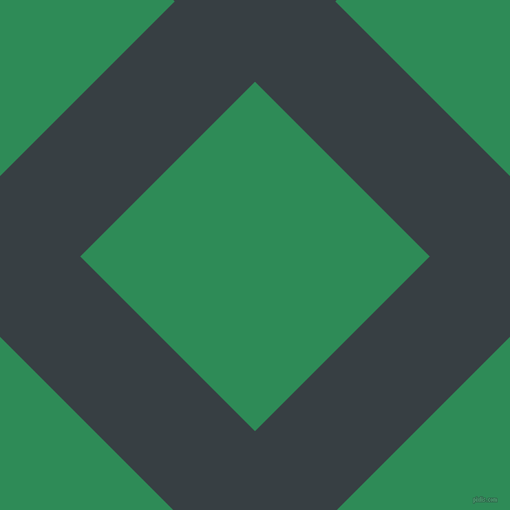 45/135 degree angle diagonal checkered chequered lines, 165 pixel line width, 359 pixel square size, Mirage and Sea Green plaid checkered seamless tileable
