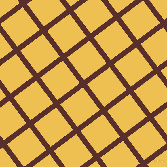 37/127 degree angle diagonal checkered chequered lines, 18 pixel line width, 98 pixel square size, Moccaccino and Cream Can plaid checkered seamless tileable