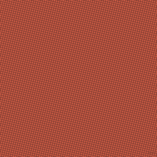 76/166 degree angle diagonal checkered chequered lines, 2 pixel lines width, 7 pixel square size, Mocha and Dark Coral plaid checkered seamless tileable