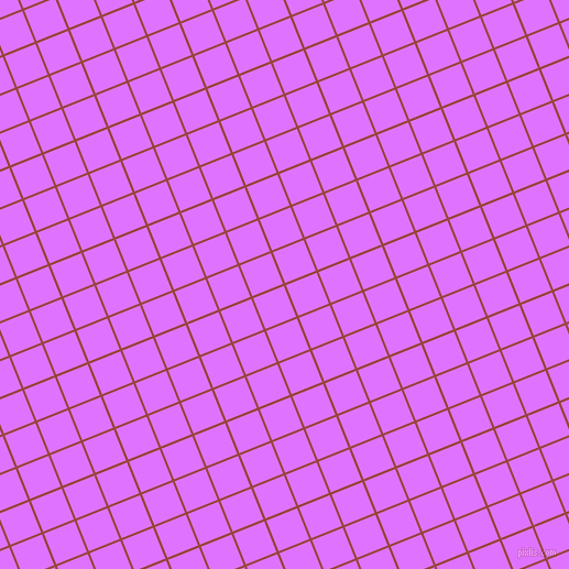 22/112 degree angle diagonal checkered chequered lines, 2 pixel lines width, 30 pixel square size, Mojo and Heliotrope plaid checkered seamless tileable