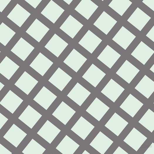 51/141 degree angle diagonal checkered chequered lines, 24 pixel lines width, 58 pixel square size, Monsoon and Off Green plaid checkered seamless tileable