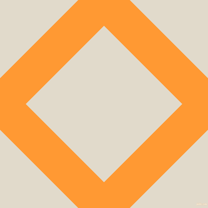 45/135 degree angle diagonal checkered chequered lines, 123 pixel lines width, 374 pixel square size, Neon Carrot and Albescent White plaid checkered seamless tileable