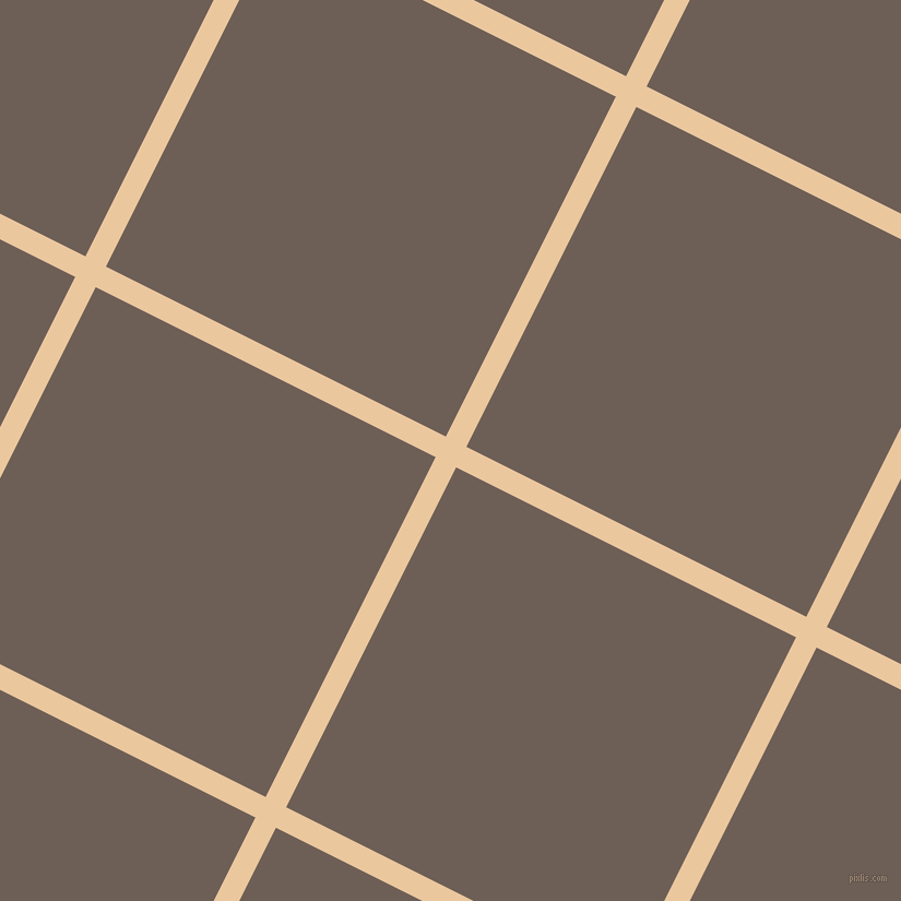 63/153 degree angle diagonal checkered chequered lines, 21 pixel lines width, 348 pixel square size, New Tan and Dorado plaid checkered seamless tileable