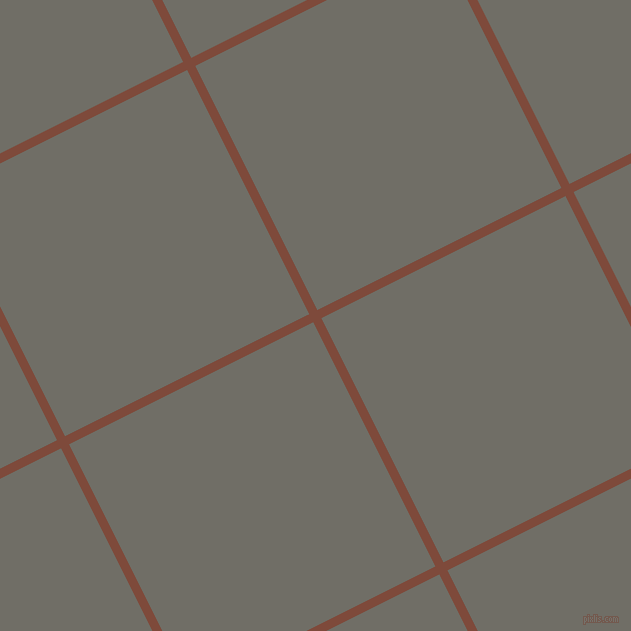 27/117 degree angle diagonal checkered chequered lines, 9 pixel lines width, 273 pixel square size, Nutmeg and Ironside Grey plaid checkered seamless tileable