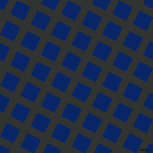 63/153 degree angle diagonal checkered chequered lines, 26 pixel line width, 52 pixel square size, Oil and Sapphire plaid checkered seamless tileable