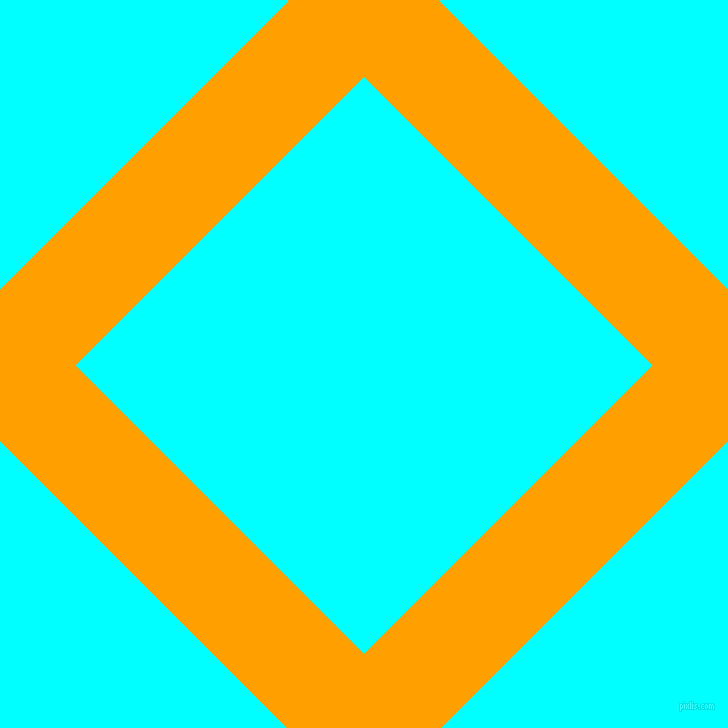 45/135 degree angle diagonal checkered chequered lines, 107 pixel lines width, 408 pixel square size, Orange Peel and Aqua plaid checkered seamless tileable