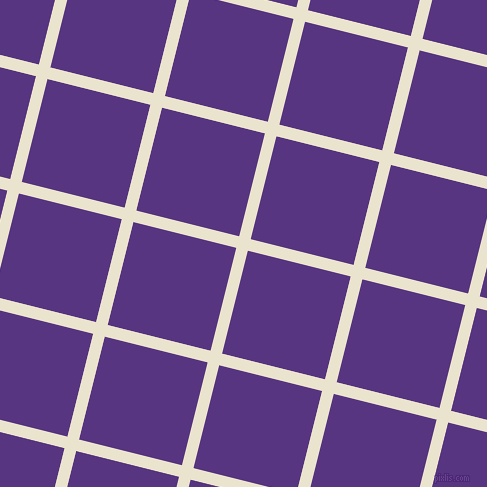 76/166 degree angle diagonal checkered chequered lines, 12 pixel line width, 106 pixel square size, Orange White and Kingfisher Daisy plaid checkered seamless tileable