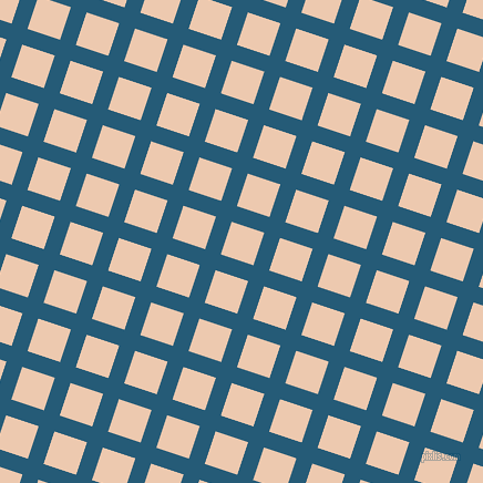 72/162 degree angle diagonal checkered chequered lines, 15 pixel line width, 31 pixel square size, Orient and Desert Sand plaid checkered seamless tileable