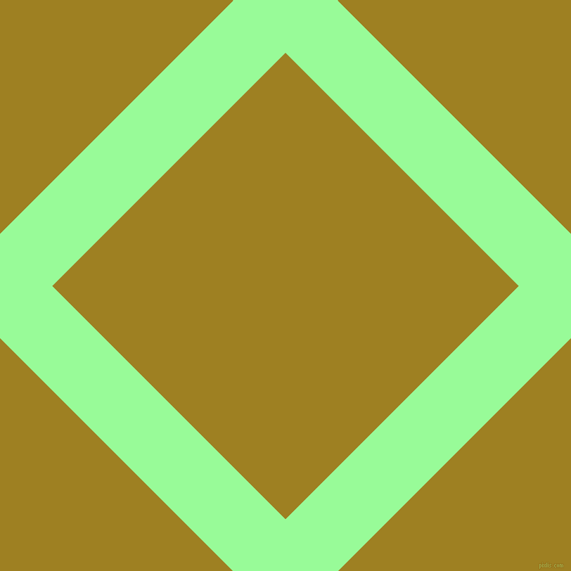 45/135 degree angle diagonal checkered chequered lines, 105 pixel lines width, 469 pixel square size, Pale Green and Hacienda plaid checkered seamless tileable