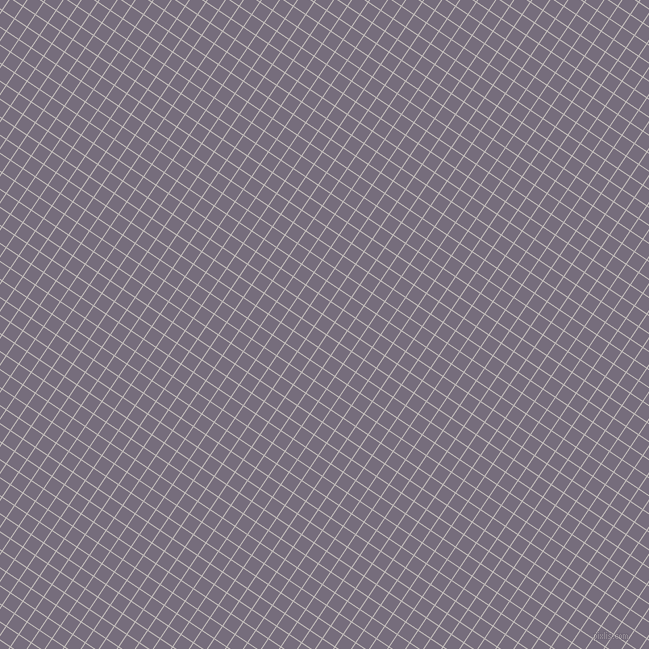 56/146 degree angle diagonal checkered chequered lines, 1 pixel lines width, 14 pixel square size, Pale Slate and Mamba plaid checkered seamless tileable