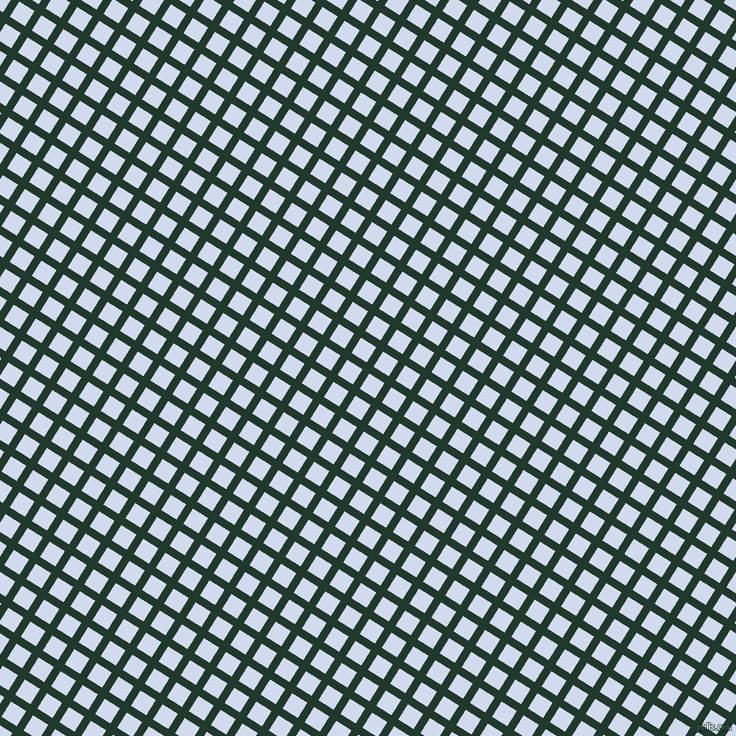 58/148 degree angle diagonal checkered chequered lines, 8 pixel line width, 18 pixel square size, Palm Green and Hawkes Blue plaid checkered seamless tileable