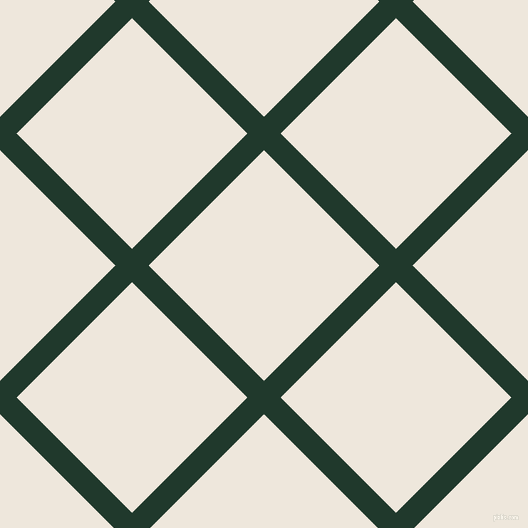 45/135 degree angle diagonal checkered chequered lines, 33 pixel line width, 229 pixel square size, Palm Green and White Linen plaid checkered seamless tileable