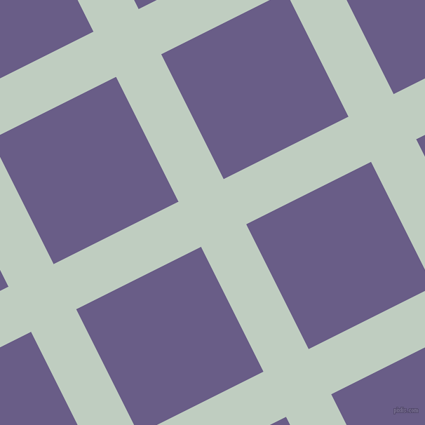 27/117 degree angle diagonal checkered chequered lines, 72 pixel line width, 199 pixel square size, Paris White and Kimberly plaid checkered seamless tileable