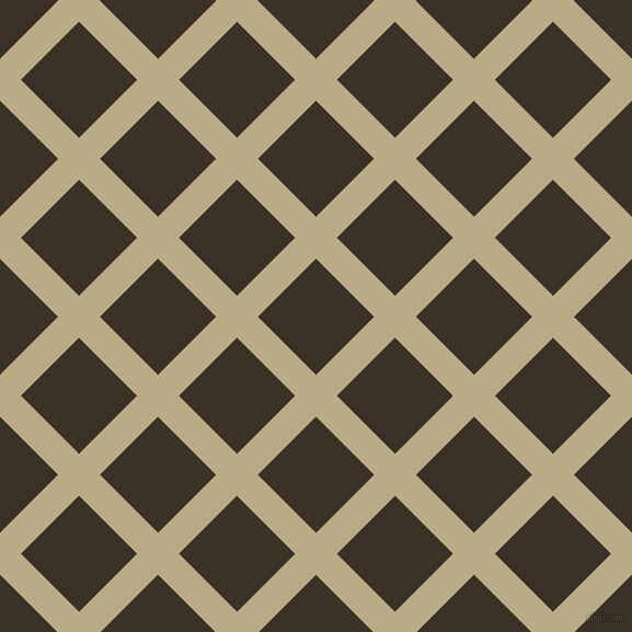 45/135 degree angle diagonal checkered chequered lines, 27 pixel lines width, 75 pixel square size, Pavlova and Creole plaid checkered seamless tileable