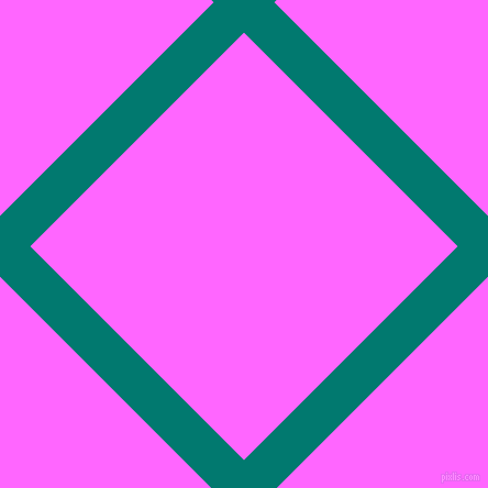45/135 degree angle diagonal checkered chequered lines, 39 pixel lines width, 275 pixel square size, Pine Green and Pink Flamingo plaid checkered seamless tileable