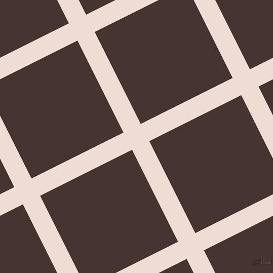 27/117 degree angle diagonal checkered chequered lines, 38 pixel line width, 203 pixel square size, Pot Pourri and Cedar plaid checkered seamless tileable