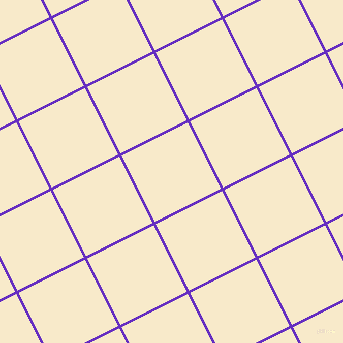 27/117 degree angle diagonal checkered chequered lines, 5 pixel line width, 146 pixel square size, Purple Heart and Gin Fizz plaid checkered seamless tileable
