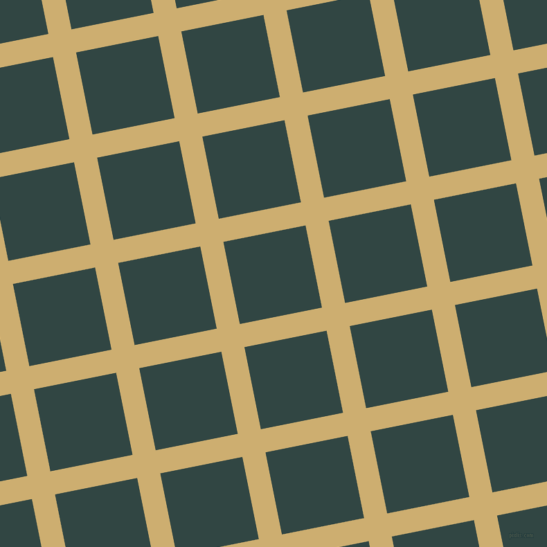 11/101 degree angle diagonal checkered chequered lines, 34 pixel line width, 121 pixel square size, Putty and Firefly plaid checkered seamless tileable
