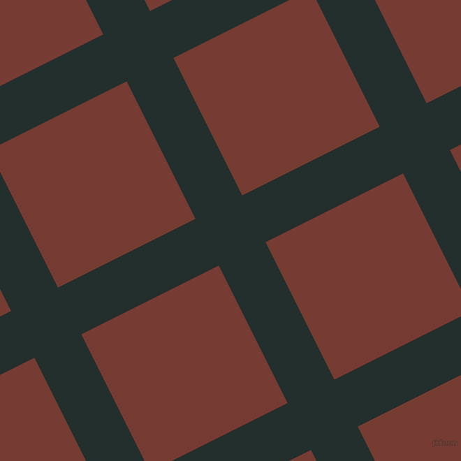 27/117 degree angle diagonal checkered chequered lines, 75 pixel line width, 220 pixel square sizeRacing Green and Crown Of Thorns plaid checkered seamless tileable