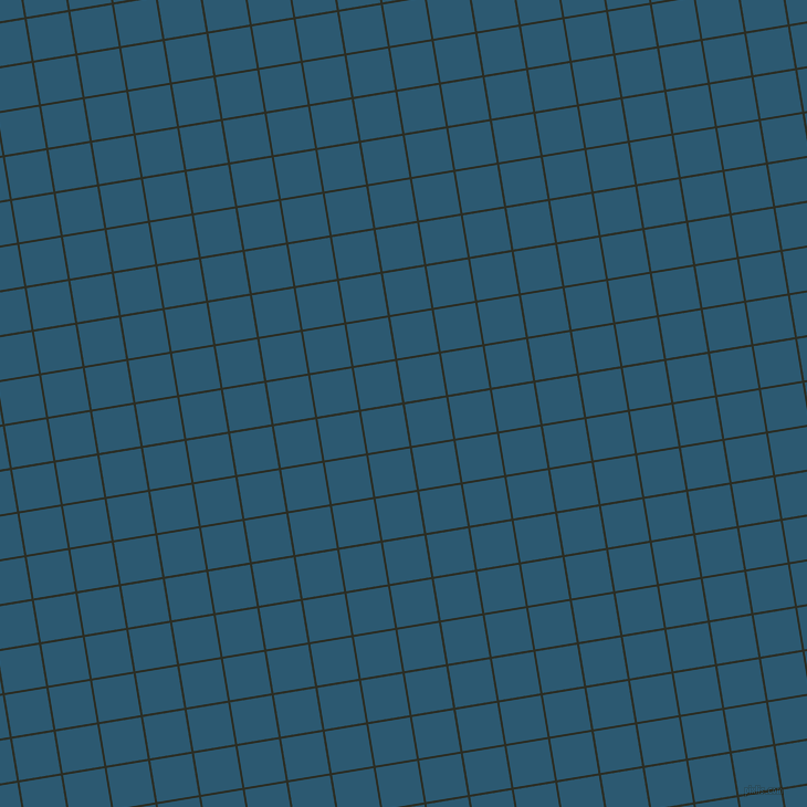 9/99 degree angle diagonal checkered chequered lines, 2 pixel lines width, 38 pixel square size, Rangoon Green and Chathams Blue plaid checkered seamless tileable