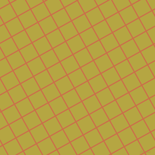 29/119 degree angle diagonal checkered chequered lines, 4 pixel lines width, 48 pixel square size, Red Damask and Brass plaid checkered seamless tileable