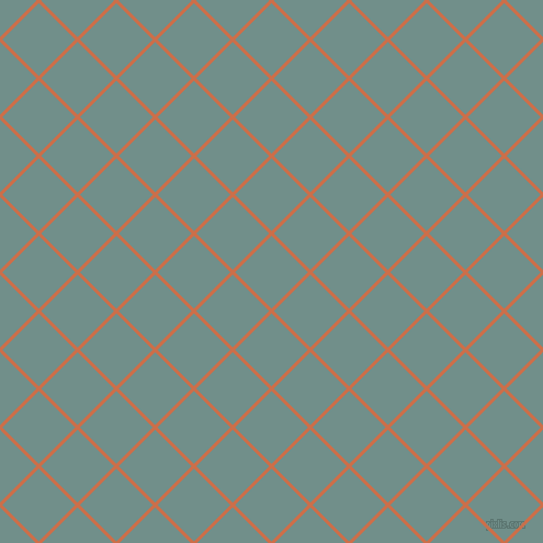 45/135 degree angle diagonal checkered chequered lines, 3 pixel line width, 47 pixel square size, Red Damask and Gumbo plaid checkered seamless tileable