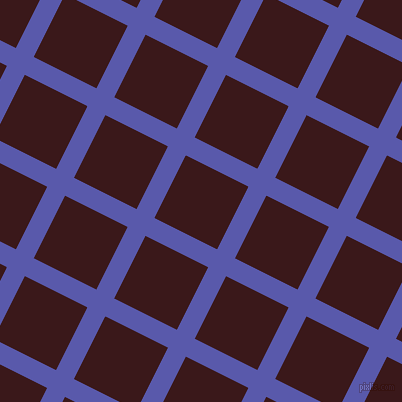 63/153 degree angle diagonal checkered chequered lines, 20 pixel lines width, 70 pixel square size, Rich Blue and Rustic Red plaid checkered seamless tileable