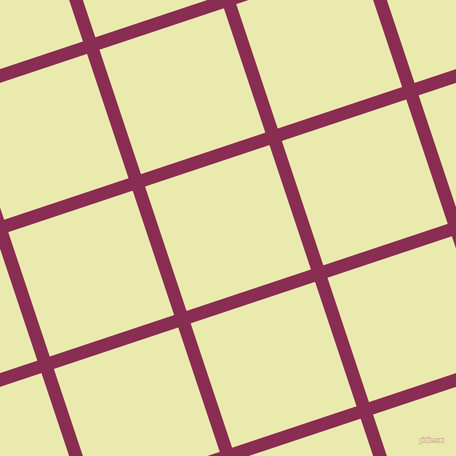 18/108 degree angle diagonal checkered chequered lines, 19 pixel lines width, 190 pixel square size, Rose Bud Cherry and Medium Goldenrod plaid checkered seamless tileable