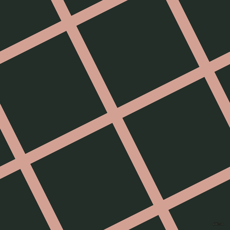 27/117 degree angle diagonal checkered chequered lines, 37 pixel line width, 304 pixel square size, Rose and Midnight Moss plaid checkered seamless tileable