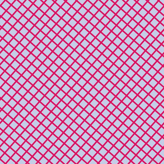 49/139 degree angle diagonal checkered chequered lines, 5 pixel line width, 21 pixel square size, Ruby and Periwinkle plaid checkered seamless tileable